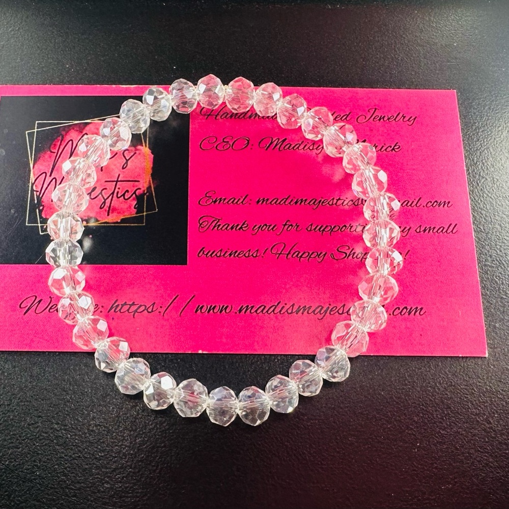 Majestic Clear Crystal Bracelet